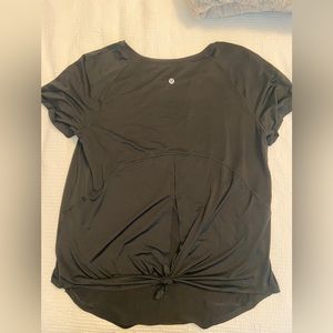Lululemon Tie Back Workout Tee